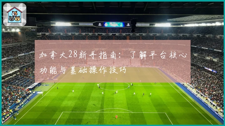 加拿大28新手指南：了解平台核心功能与基础操作技巧