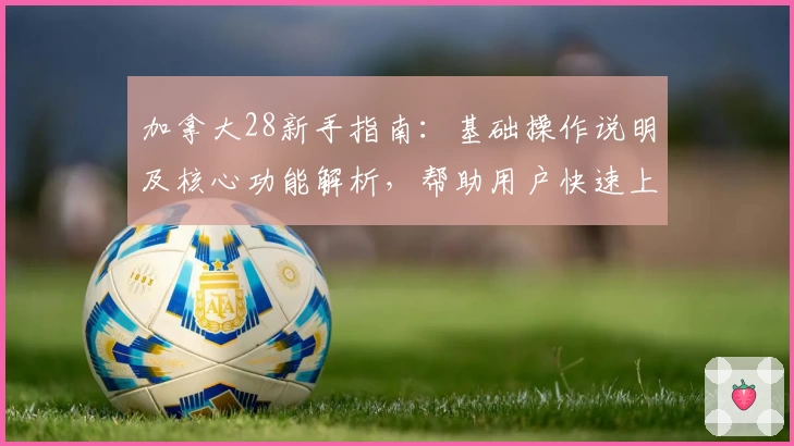 加拿大28新手指南：基础操作说明及核心功能解析，帮助用户快速上手体验平台魅力